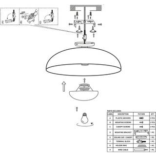 Loftslampe i messing, messingfarvet, metal, Ø 42 cm