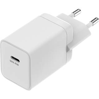 Dacota Platinum 45 W GaN USB-C hurtigoplader 1 Port, hvid ➞ På lager - klar til levering og afhentning