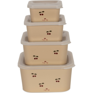 Konges Sløjd madbøtter 4-pak - Cherry