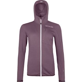 Ortovox Women's Fleece Light Grid Hooded Jacket Fleecejakke Damer størrelse M farve lilla