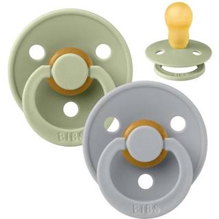 BIBS Colour Sut 2-Pak Latex Str. 3 Rund, Sage/Cloud