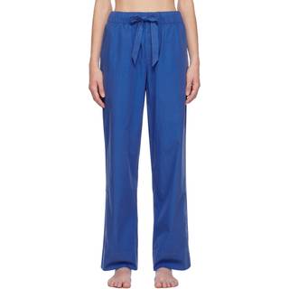 Tekla Poplin Pyjama Pants Royal Blue