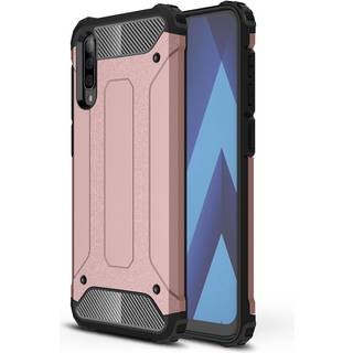 Samsung Galaxy A70 hyrbid beskyttelsescover - rosagold