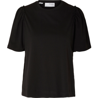 Bomuld Med Flæser T-shirt