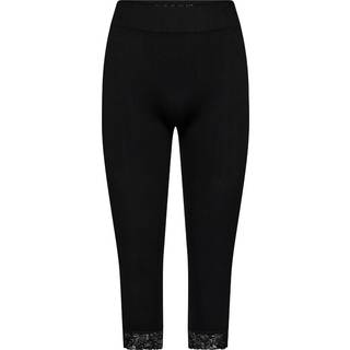 Decoy capri (3/4 længde) med blondekant sort str. M/L