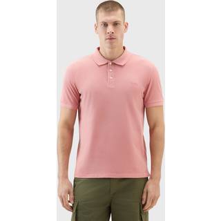 WOOLRICH Herren Polo-Shirt orange meliert