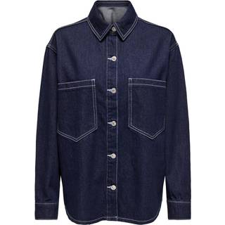ONLY dame jakke ONLNEHVA - Dark Blue Denim - M
