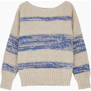 Brooke Sweater - Mix Bright Blue - Aiayu - Beige L