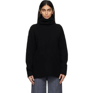 Joseph High-neck ribbed-knit wool sweater - black - M