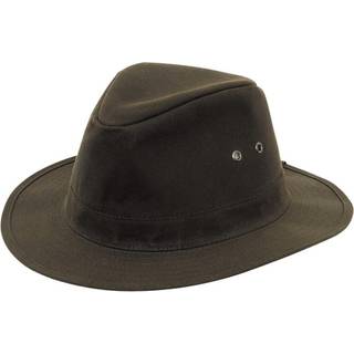Caledonia Waxed Oilskin Hat, olivengrøn - S (55cm)