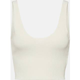 ChloÃ© Cropped knitted wool top - white - XL