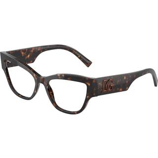 Dolce & Gabbana DG3378 502 53 Briller Kvinder Tortoiseshell - Dark Tortoise - 53mm