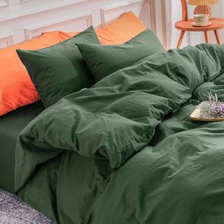 Nexhome pro dyne cover s?t queen size linned f?ler tekstureret organisk naturlig 100% vasket bomuld dyned?ksel 3 stykker senget?j s?t med lynl?s