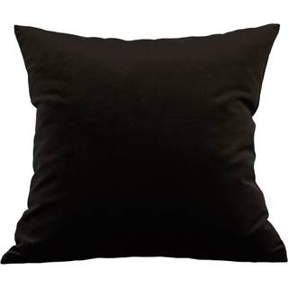 Tangdepot solid fl?jl kast pude covereuro shamcushion sham super luksus bl?d pude sager Mange farver og st?rrelse muligheder - (24x24 dyb kaffe)