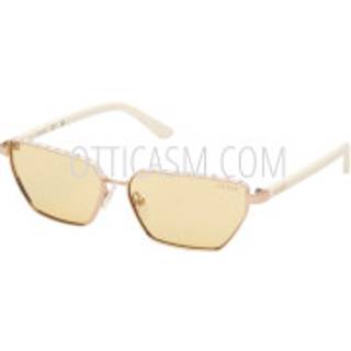 Guess Kvinde GU00106 21E Solbriller Metal Hvid Brun Geometrisk Normal