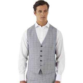 Skopes Skopes Grey Single Breasted Double Breasted Scoop Anello Suit Waistcoat