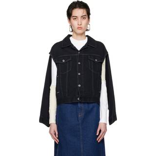 Denim outerwear - Black - 40