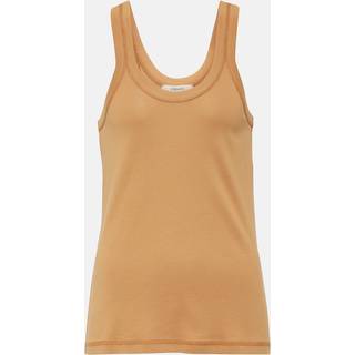 Lemaire Ribbed-knit cotton jersey tank top - orange - M
