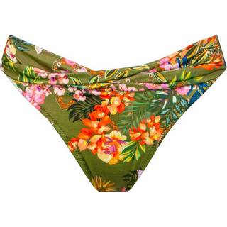 Watercult Women's Sunset Florals Bikini Bottoms 640 Bikini-trusser Damer størrelse 40 farve olivengrøn