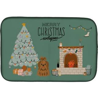 """" Caroline's Treasures Silver Chocolate Shih Tzu Christmas Alle opvaskemønstre 14 x 21 multicolor """"