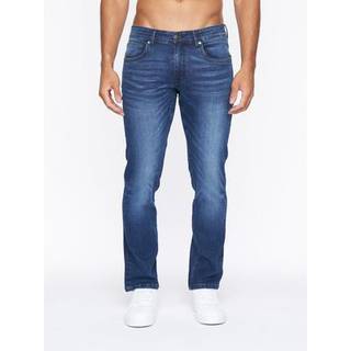 Crosshatch Herre New Svelte Skinny Jeans Mørkvasket Denim