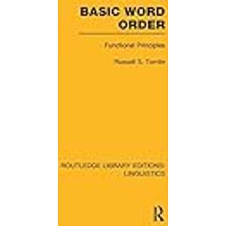 Basic Word Order (RLE Linguistics B: Grammar)
