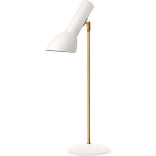 Oblique Messing Bordlampe Hvid - CPH Lighting