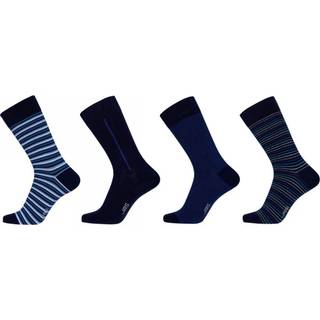 JBS 4-pak Cotton Socks - Black/Blue - Str 40/47 * Kampagne *