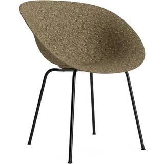 Normann Copenhagen Mat Spisebordsstol Med Armlæn Sort/Stål/Seaweed