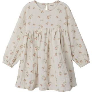Lil Atelier Turtledove Strawberry Loose Kjole