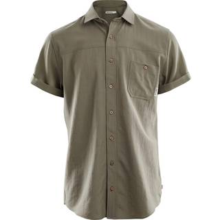 Aclima Men's LeisureWool Short Sleeve Shirt Ranger Green, XL