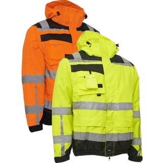 Elka 086104R Visible Xtreme 2-i-1 Pilotjakke fluorescerende gul/sort M