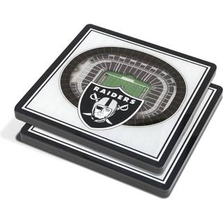 Youthefan NFL Las Vegas Raiders 3d Stadiumview Coasters - Allegiant Stadium