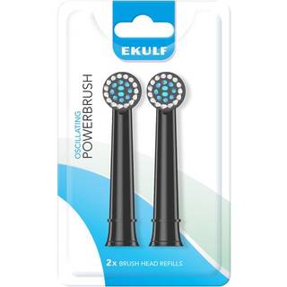 Ekulf PowerBrush black refill (2 stk)