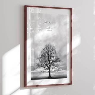Bordeaux rød Ramme - Flere størrelser - INCADO Nordicline (Variant: 50x70 cm - B2)