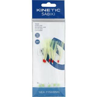 Kinetic - Sabiki Nordic Mackerel Makrelforfang Pearl/Crystal Flash #1/0 Ribejagtogfikseri.dk