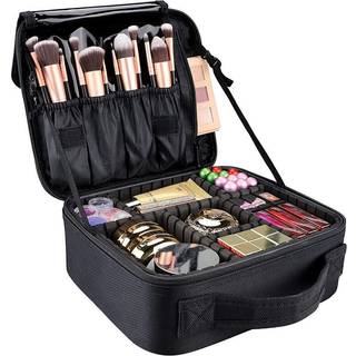 UNIQ Rejsetoilettaske / Kosmetiktaske til alt dit Makeup | Sort