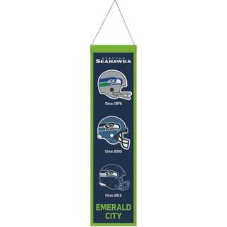 Seattle Seahawks Banner Wool 8x32 Heritage Evolution Design