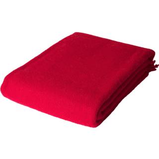 Uldplaid fra ARCTIC - SOLID RED