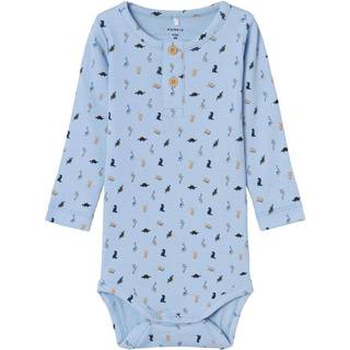 Name It Chambray Blue Dino Body
