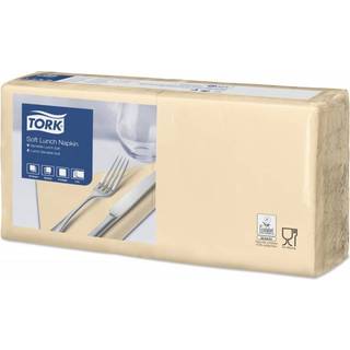 Tork frokostservietter 3-lags 33x33cm 477866 sand, 150 stk