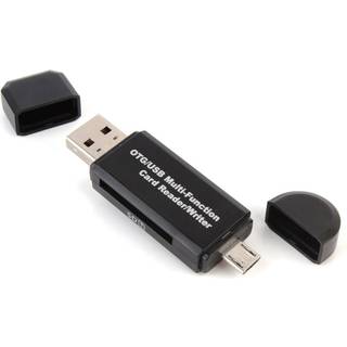 2i1 Memorycardlæser USB/MicroUSB