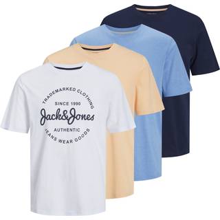 5-pak Printet Crewneck T-shirt
