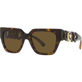 Versace Kvinde VE4409 108/73 Solbriller Acetat Skildpadde Brun Firkantet Normal