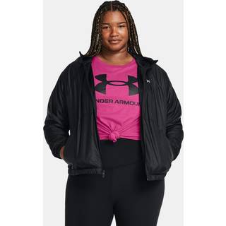 Under Armour SportStyle Women's Windbreaker Black / White 2X