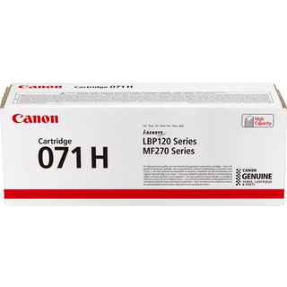 Canon CRG 071H / 5646C002 Black High - Lasertoner Sort