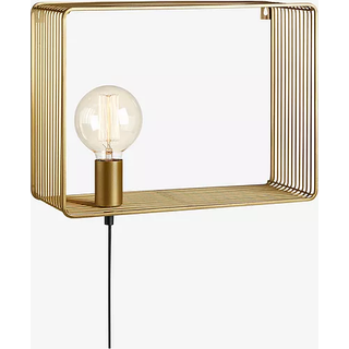 Shelf væglampe, guld