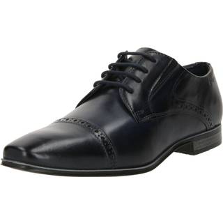 bugatti Herren Derby blau Glattleder