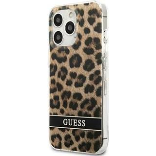 Guess GUHCP13LHSLEOW iPhone 13 Pro / 13 brun hardcase Leopard