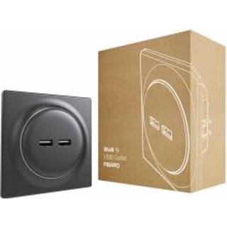 Fibaro Walli N USB Outlet Anthracite